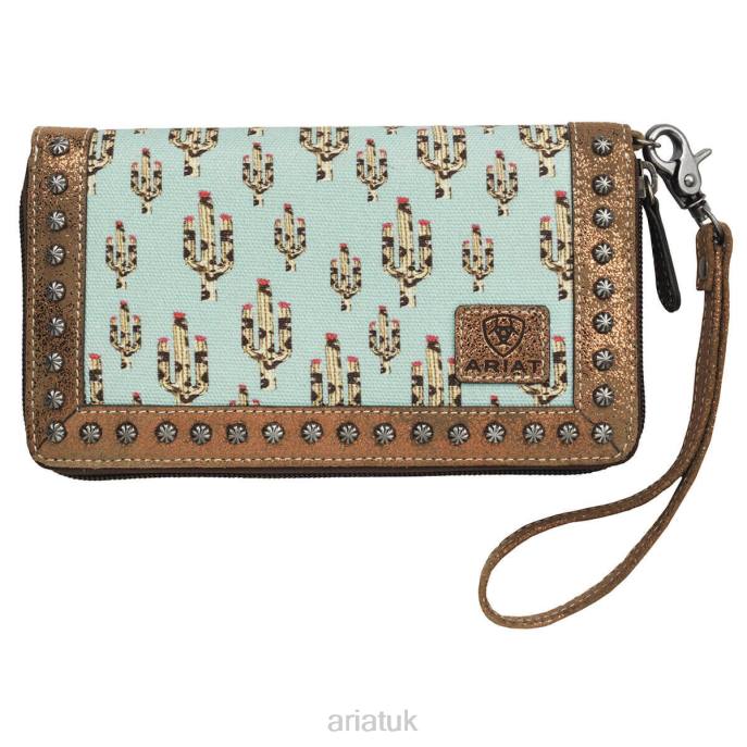Ariat Cruiser clutch wallet Women D0X63725 Turquoise Accessories