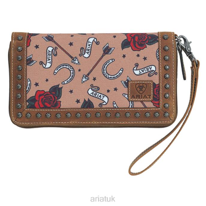 Ariat Cruiser clutch wallet Women D0X63730 Tan Accessories