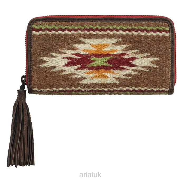 Ariat Sheridan clutch wallet Women D0X63739 Brown Accessories