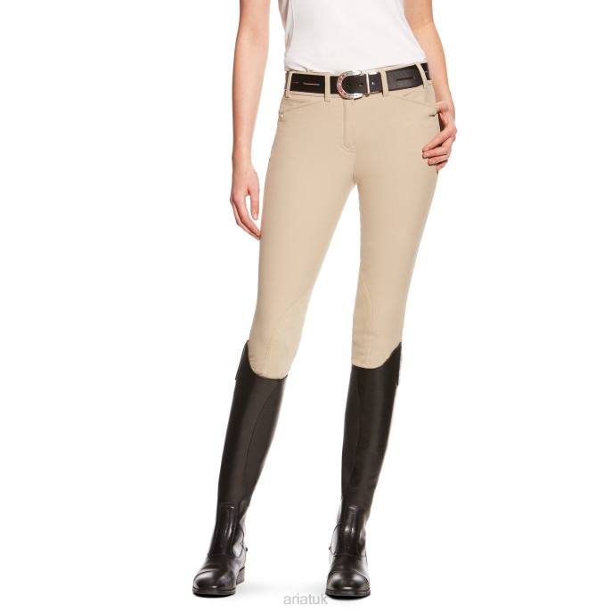 Ariat Heritage Elite Knee Patch Breech Women D0X62734 Tan Bottoms
