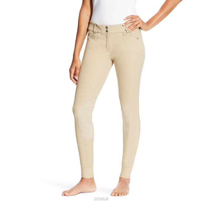 Ariat Heritage Knee Patch Breech Women D0X62748 Tan Bottoms