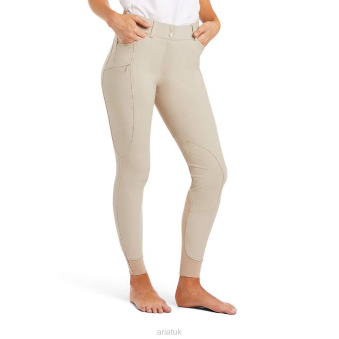 Ariat Prelude Knee Patch Breech Women D0X62710 Olympia Tan Bottoms