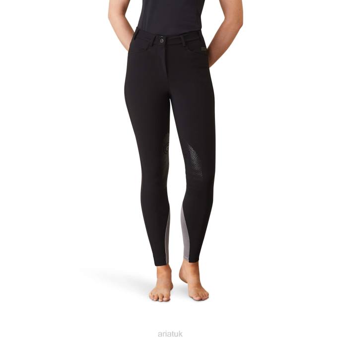 Ariat Speranza Knee Patch Breech Women D0X62703 Black Bottoms