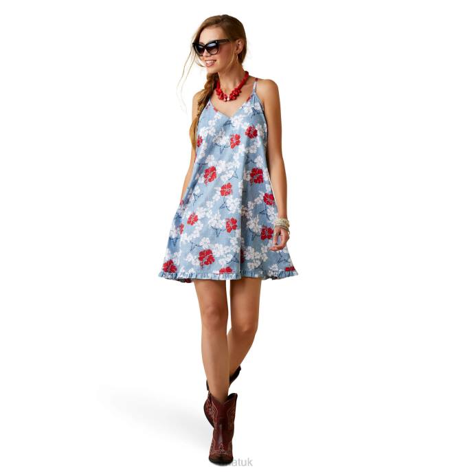 Ariat Western Aloha Dress Women D0X63307 Wa Pareu Print Bottoms