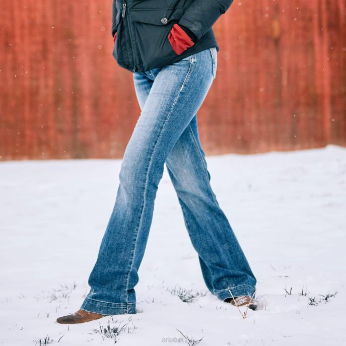 Ariat Slim Trouser Daphne Wide Leg Jean Women D0X62545 Toronto Bottoms