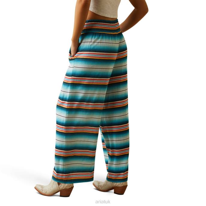 Ariat Carrillo Pant Women D0X62622 Serape Stripe Print Bottoms