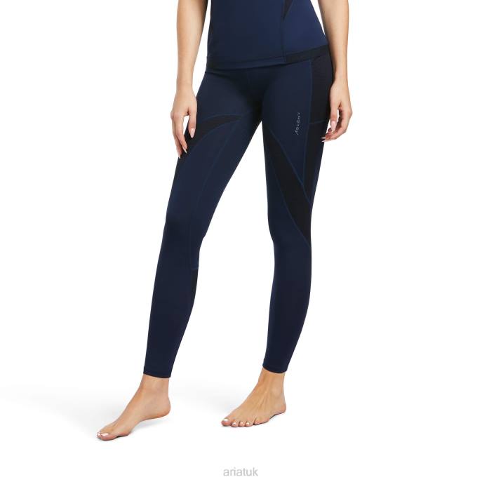 Ariat Ascent Half Grip Tight Women D0X62699 Navy Bottoms
