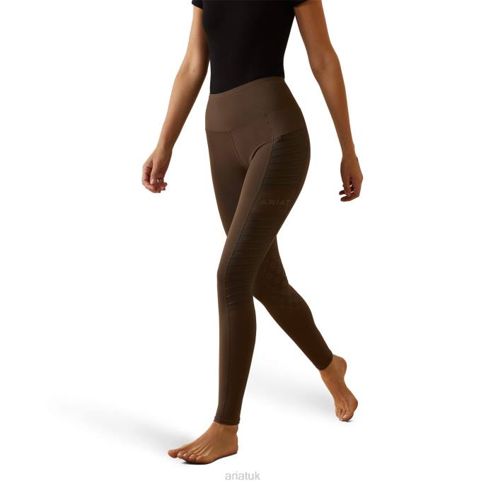 Ariat Eos Moto Knee Patch Tight Women D0X62638 Banyan Bark Bottoms