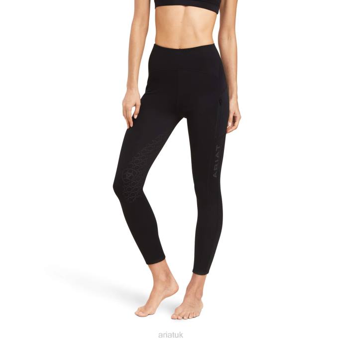Ariat Venture Thermal Half Grip Tight Women D0X62662 Black Bottoms