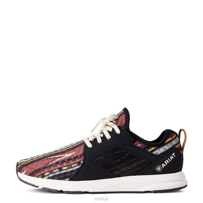 Ariat Fuse Women D0X62423 Burgundy Serape Footwear