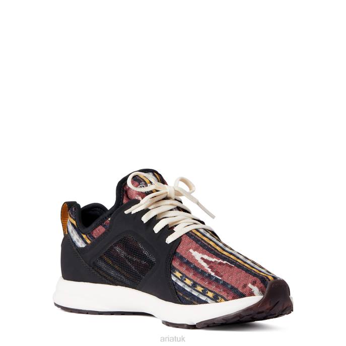 Ariat Fuse Women D0X62423 Burgundy Serape Footwear