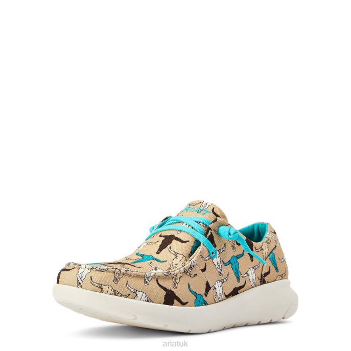 Ariat Hilo 2 Women D0X62420 Multi Steerhead Print Footwear