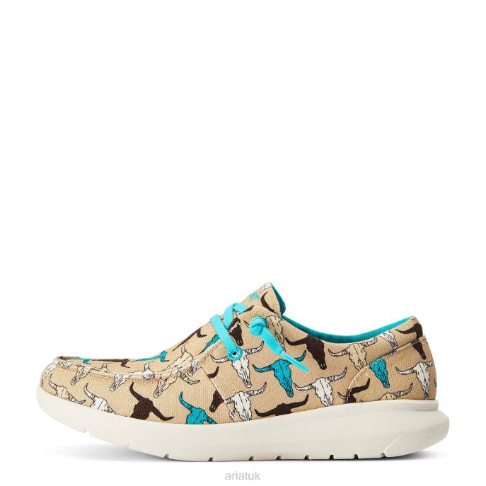 Ariat Hilo 2 Women D0X62420 Multi Steerhead Print Footwear