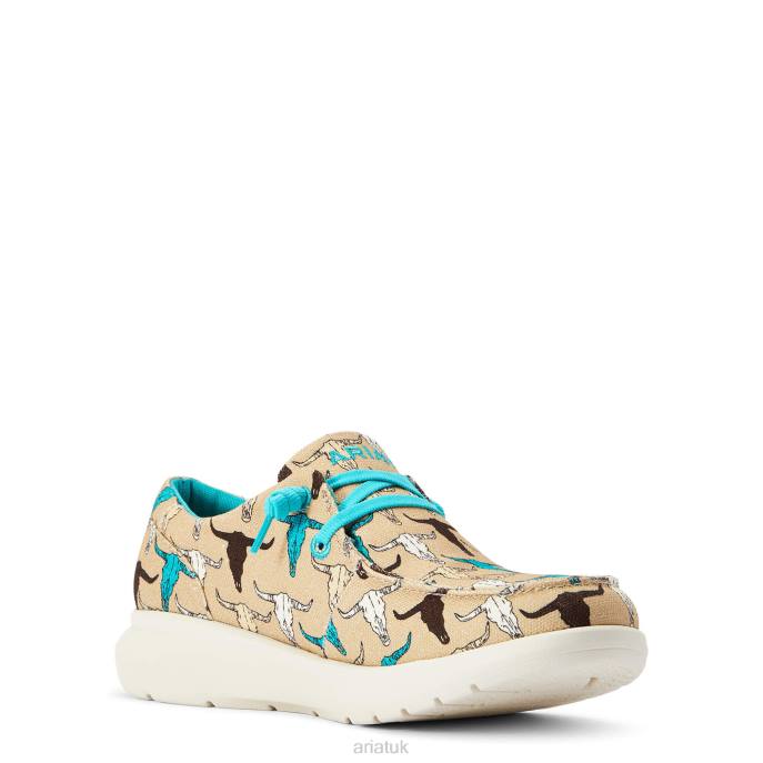 Ariat Hilo 2 Women D0X62420 Multi Steerhead Print Footwear