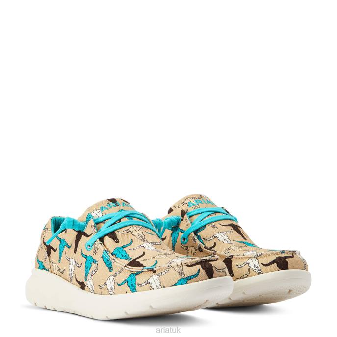 Ariat Hilo 2 Women D0X62420 Multi Steerhead Print Footwear