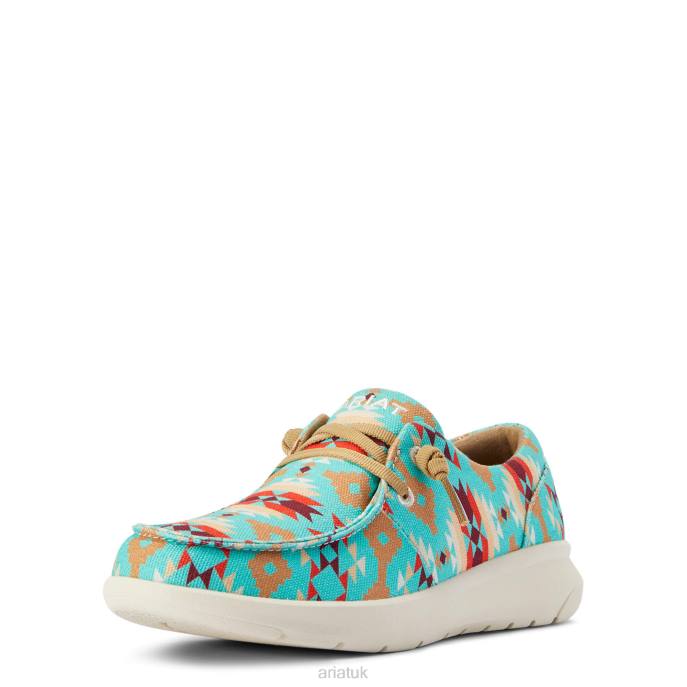 Ariat Hilo 2 Women D0X62424 Turquoise Saddle Blanket Footwear