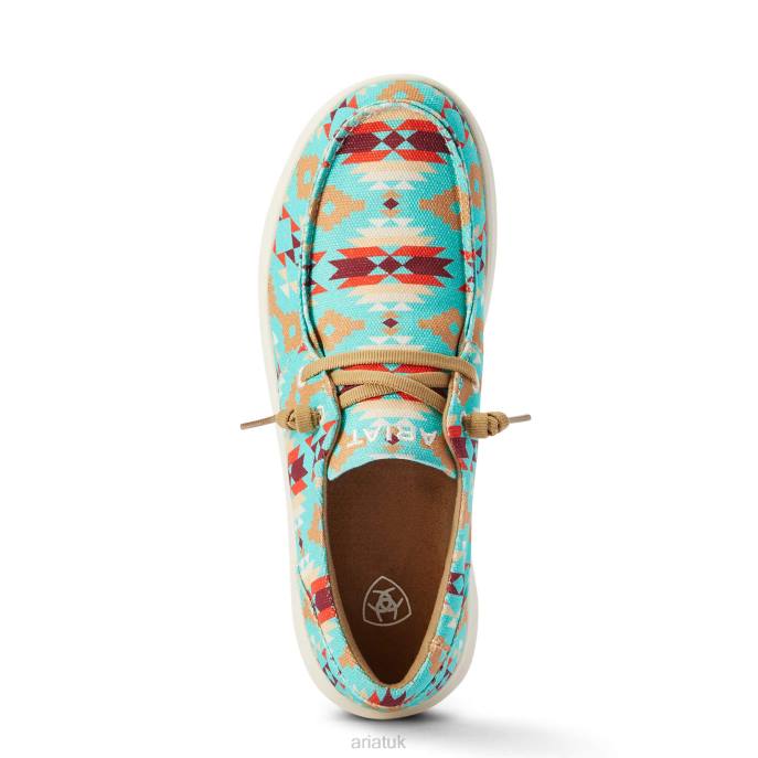 Ariat Hilo 2 Women D0X62424 Turquoise Saddle Blanket Footwear