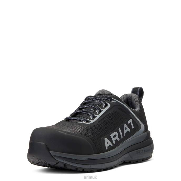 Ariat Outpace Composite Toe Safety Shoe Women D0X62392 Black Footwear