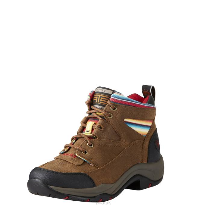 Ariat Terrain Boot Women D0X62177 Walnut/Serape Footwear
