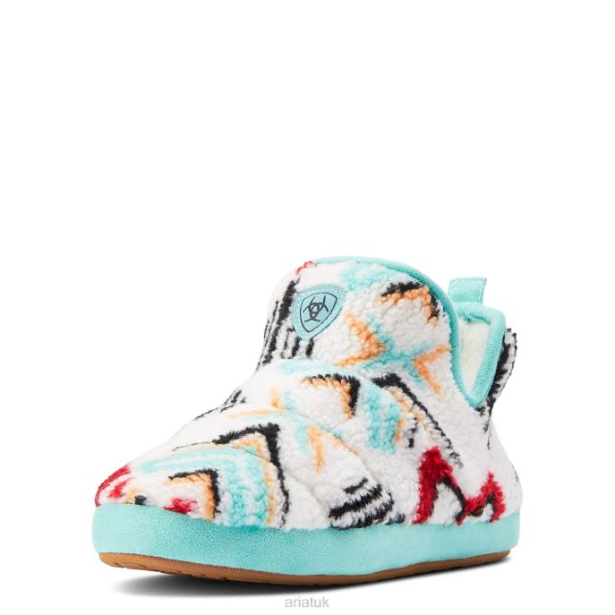 Ariat Bootie Slipper Women D0X62482 Fuzzy Southwest Print Footwear