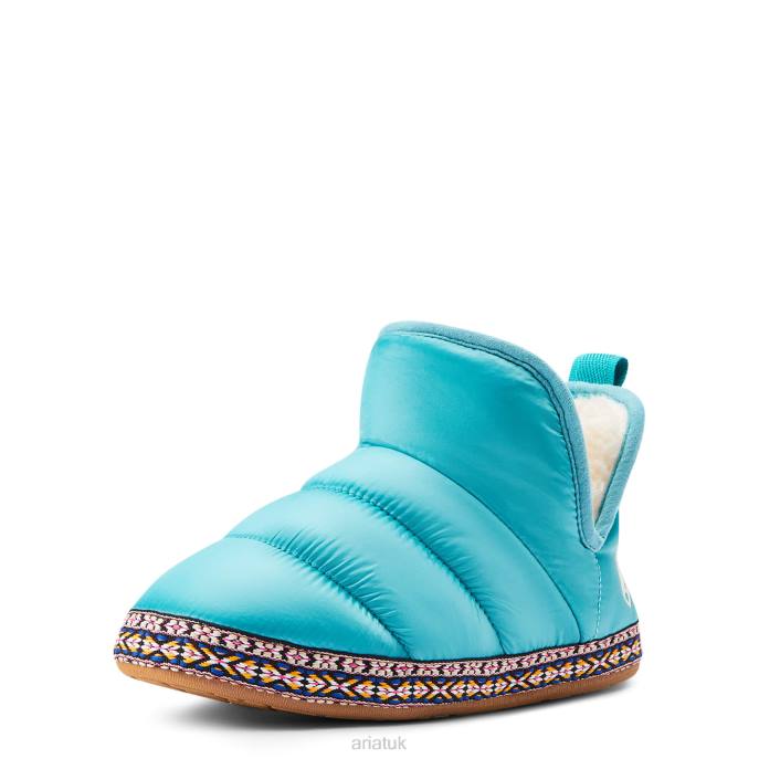 Ariat Crius Bootie Slipper Women D0X62506 Turquoise Footwear
