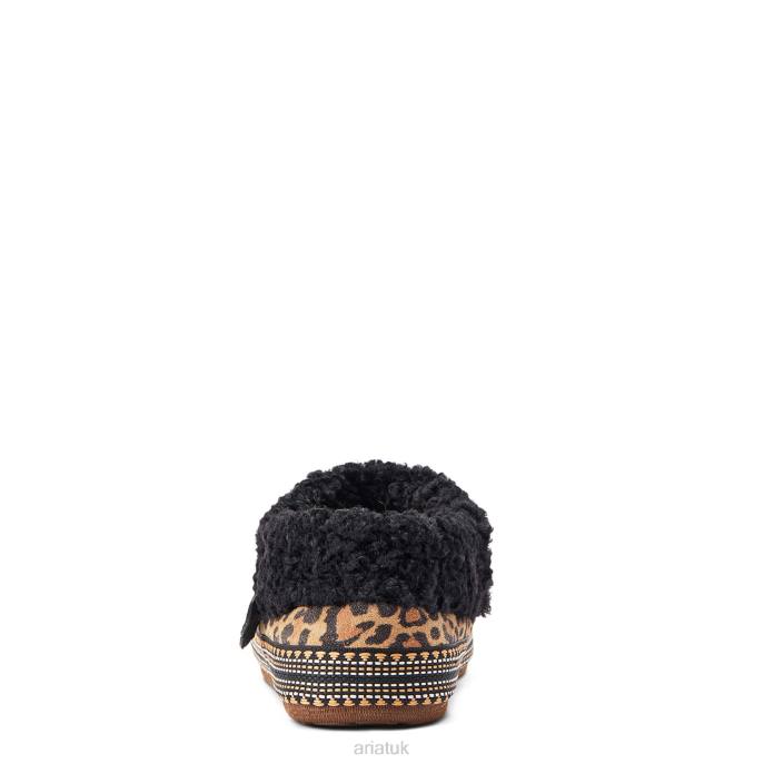 Ariat Melody Slipper Women D0X62479 Leopard Print Suede Footwear
