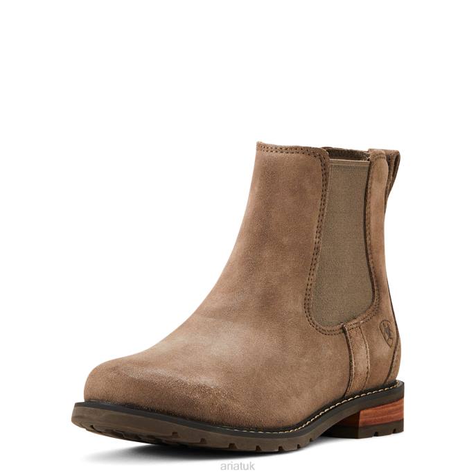 Ariat Wexford Waterproof Women D0X62292 Taupe Footwear