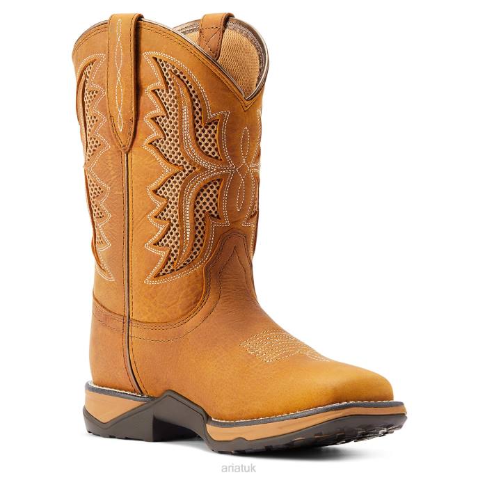 Ariat Anthem VentTEK Waterproof Western Boot Women D0X62276 Toasted Wheat Footwear