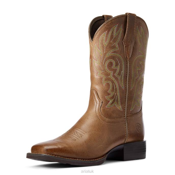 Ariat Cattle Drive Western Boot Women D0X62111 Dusty Brown Footwear