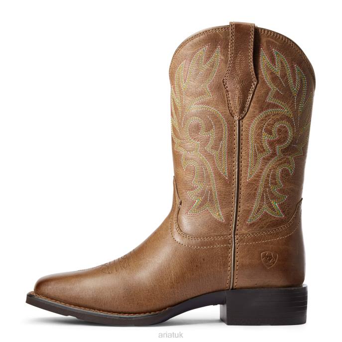 Ariat Cattle Drive Western Boot Women D0X62111 Dusty Brown Footwear