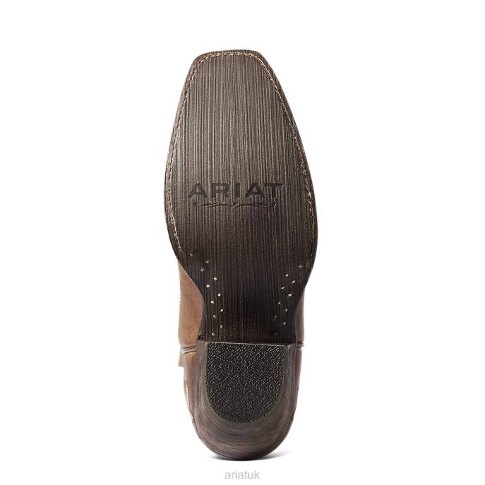 Ariat Circuit Rosewood Western Boot Women D0X62165 Natural Tan Footwear