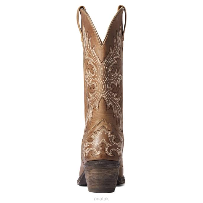 Ariat Circuit Rosewood Western Boot Women D0X62165 Natural Tan Footwear