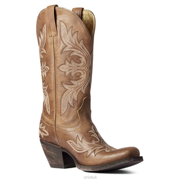 Ariat Circuit Rosewood Western Boot Women D0X62165 Natural Tan Footwear