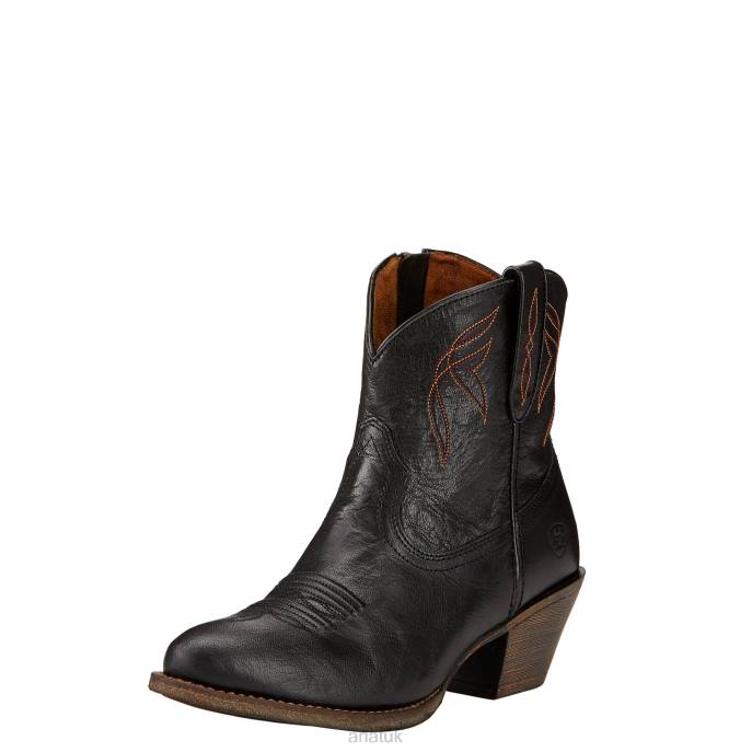 Ariat Darlin Western Boot Women D0X62109 Old Black Footwear