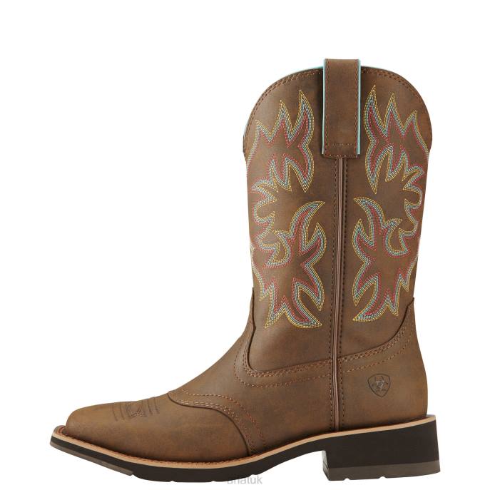 Ariat Delilah Western Boot Women D0X62098 Toasted Brown Footwear