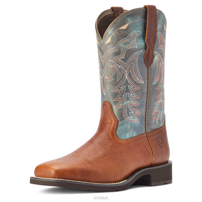 Ariat Delilah Western Boot Women D0X62164 Spiced Cider Footwear
