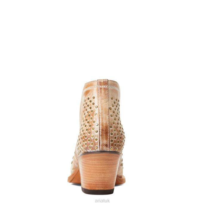 Ariat Dixon Studs Western Boot Women D0X62230 Old West Tan Footwear