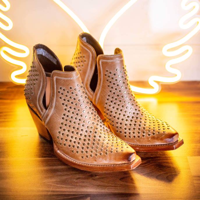 Ariat Dixon Studs Western Boot Women D0X62230 Old West Tan Footwear