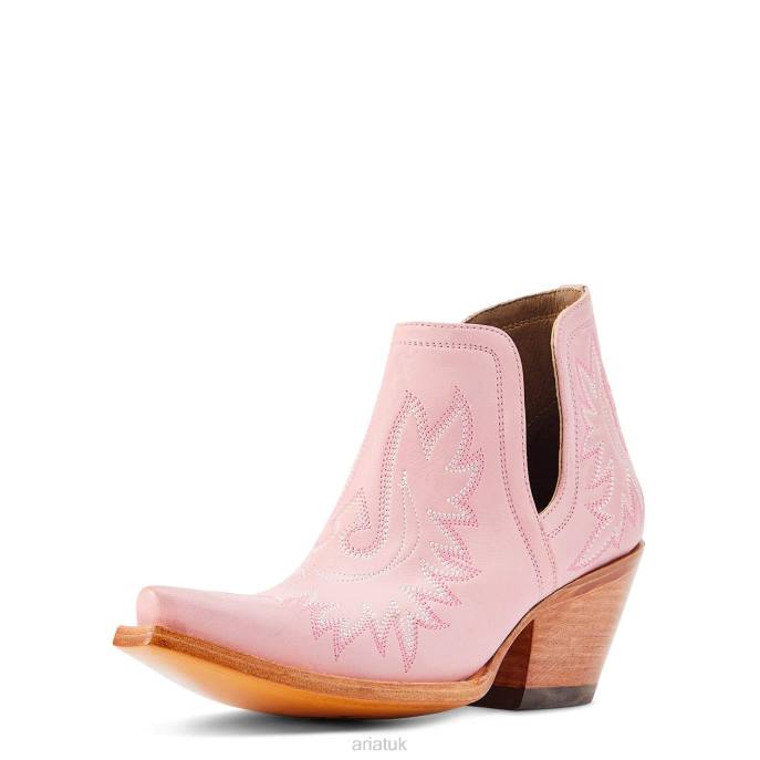Ariat Dixon Western Boot Women D0X62192 Powder Pink Footwear