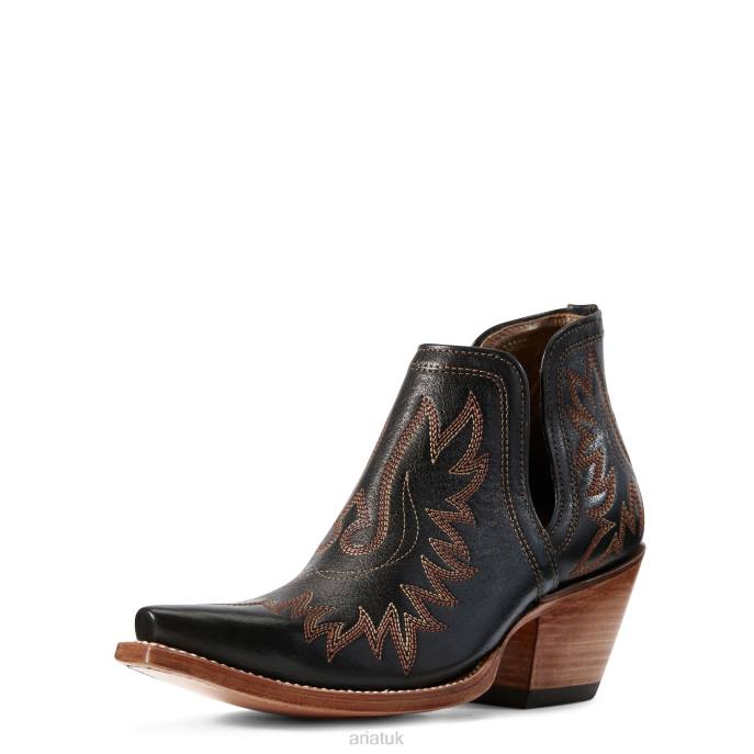Ariat Dixon Western Boot Women D0X62194 Brooklyn Black Footwear