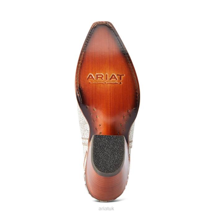 Ariat Dixon Western Boot Women D0X62197 Bright Light Footwear