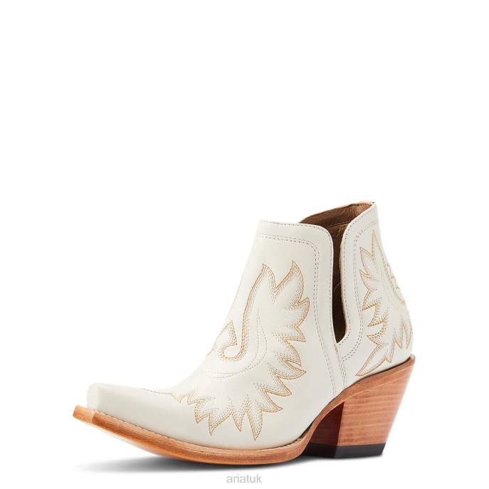 Ariat Dixon Western Boot Women D0X62198 Blanco Footwear