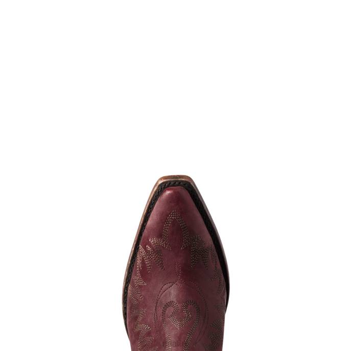 Ariat Dixon Western Boot Women D0X62199 Weathered Red Footwear