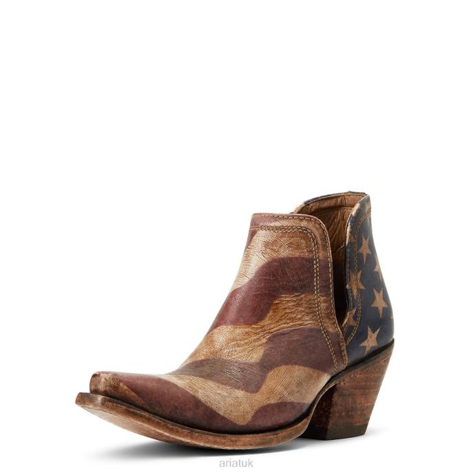 Ariat Dixon Western Boot Women D0X62206 Old Patriot Footwear
