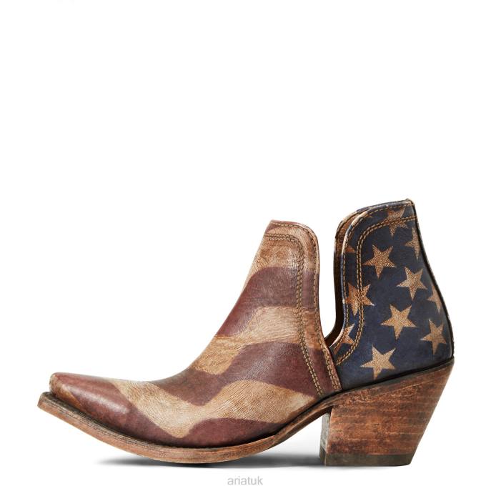 Ariat Dixon Western Boot Women D0X62206 Old Patriot Footwear