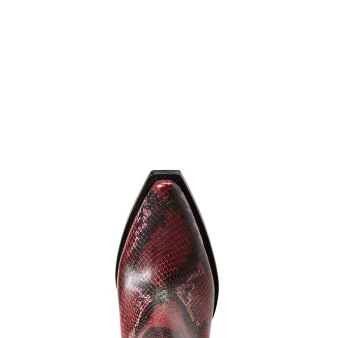 Ariat Dixon Western Boot Women D0X62217 Red Snake Footwear