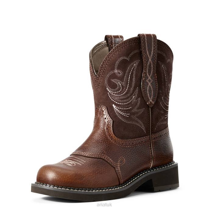 Ariat Fatbaby Heritage Dapper Western Boot Women D0X62142 Copper Kettle Footwear