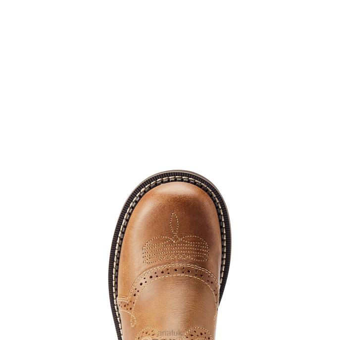 Ariat Fatbaby Heritage Farrah Western Boot Women D0X62187 Coastal Tan/Blanket Print Footwear