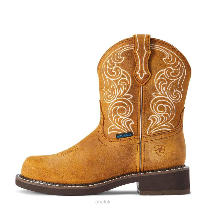 Ariat Fatbaby Heritage Waterproof Western Boot Women D0X62258 Ginger Spice Footwear