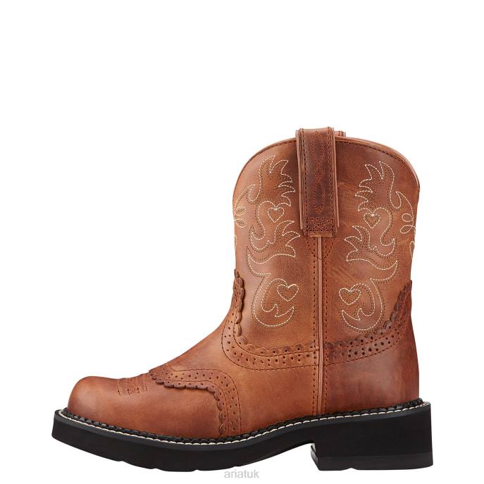 Ariat Fatbaby Saddle Western Boot Women D0X62135 Russet Rebel Footwear